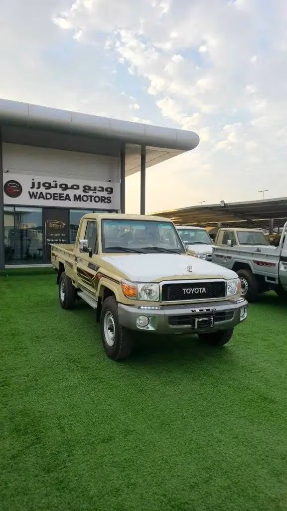 Used Toyota Land Cruiser 70 Series Facelift 1, 4.0 l, 2021 in Ajman by WADEEA MOTORS, Beige color. GCC Specs | AUTO.AE