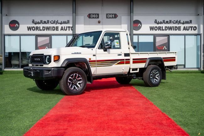 Новый Toyota Land Cruiser 70 Series Рестайлинг 2, 2.8 л, 2025 в Аджмане от WorldWideAuto FZC Белый цвет. GCC | AUTO.AE | Объявление #270596