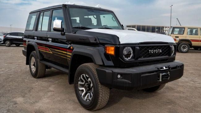 جديدة Toyota Land Cruiser 70 Series 70 Series Facelift 2, 2.8 l, 2025 في في عجمان من WorldWideAuto FZC، اللون أسود. مواصفات الخليج | AUTO.AE | إعلان #271570