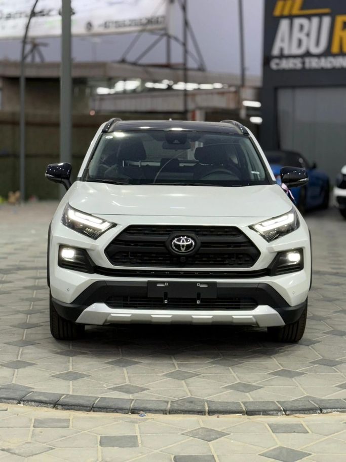 New Toyota RAV4 V (XA50), 2.5 l, 2025 in Ajman by Abu Rashid Cars , White color. GCC Specs | AUTO.AE