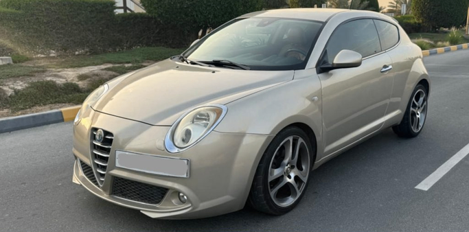 Used ⁦Alfa Romeo MiTo I, 1.4 l, 2012⁩ in Bahrain, Ar Rifā‘ by Platinum Company Car, Tan color.  | AUTO.AE | Listing #287796
