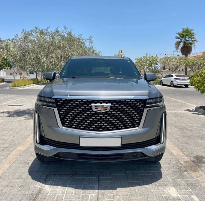 Used ⁦Cadillac Escalade V, 6.2 l, 2022⁩ in Bahrain, Ar Rifā‘ by Platinum Company Car, Grey color.  | AUTO.AE | Listing #287977