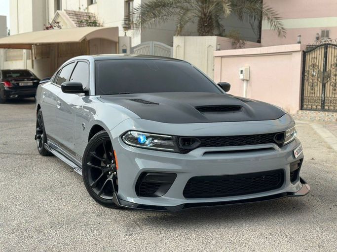 Used ⁦Dodge Charger SRT VII (LD) Facelift, 6.4 l, 2021⁩ in Bahrain, Ar Rifā‘ by Platinum Company Car, Grey color.  | AUTO.AE | Listing #288529
