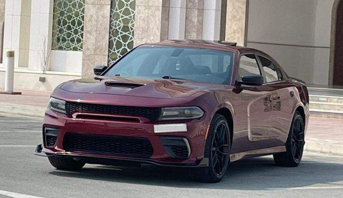 Used ⁦Dodge Charger SXT VII (LD) Facelift, 3.6 l, 2021⁩ in Bahrain, Ar Rifā‘ by Platinum Company Car, Maroon color.  | AUTO.AE | Listing #288532
