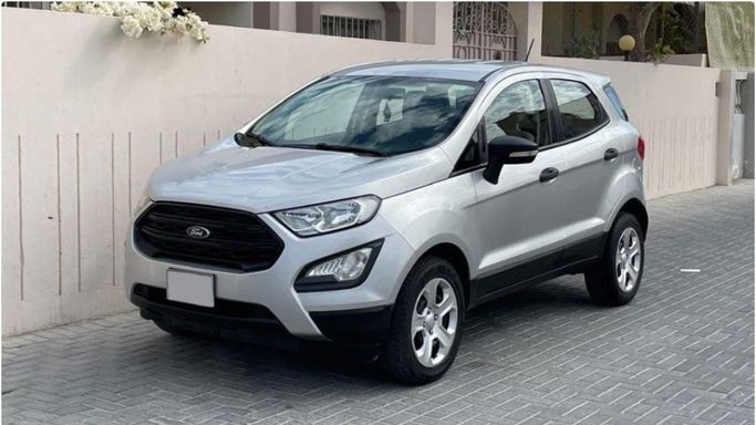 مستعملة ⁦Ford EcoSport فيس ليفت الثاني، 1.5 l، 2019⁩ في في البحرين, الرفاع من Platinum Company Car، اللون فضي.  | AUTO.AE | إعلان #288548