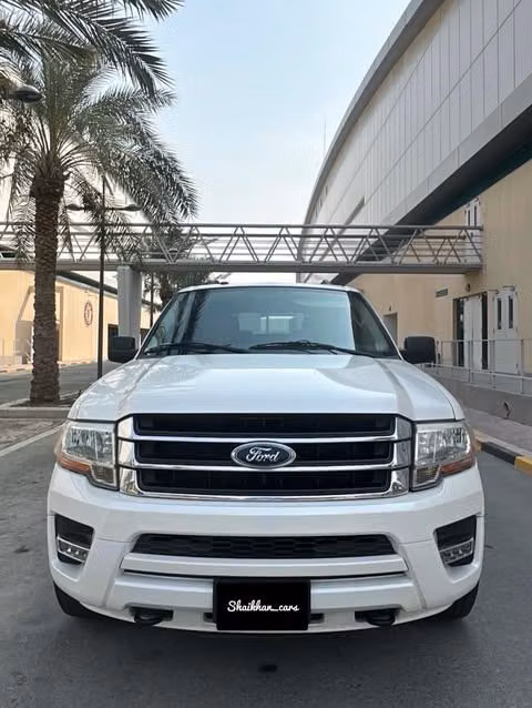 Used ⁦Ford Expedition III Facelift, 3.5 l, 2016⁩ in Bahrain, Ar Rifā‘ by Shaikhan Cars, White color.  | AUTO.AE | Listing #290223