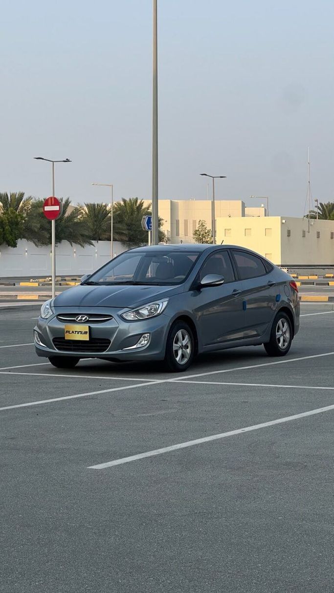 Used ⁦Hyundai Accent IV, 1.6 l, 2018⁩ in Bahrain, Ar Rifā‘ by Platinum Company Car, Grey color.  | AUTO.AE | Listing #287649