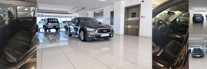 Used ⁦Infiniti Q50 I, 3.0 l, 2015⁩ in Bahrain, Ar Rifā‘ by Exotic cars, Grey color.  | AUTO.AE | Listing #288753