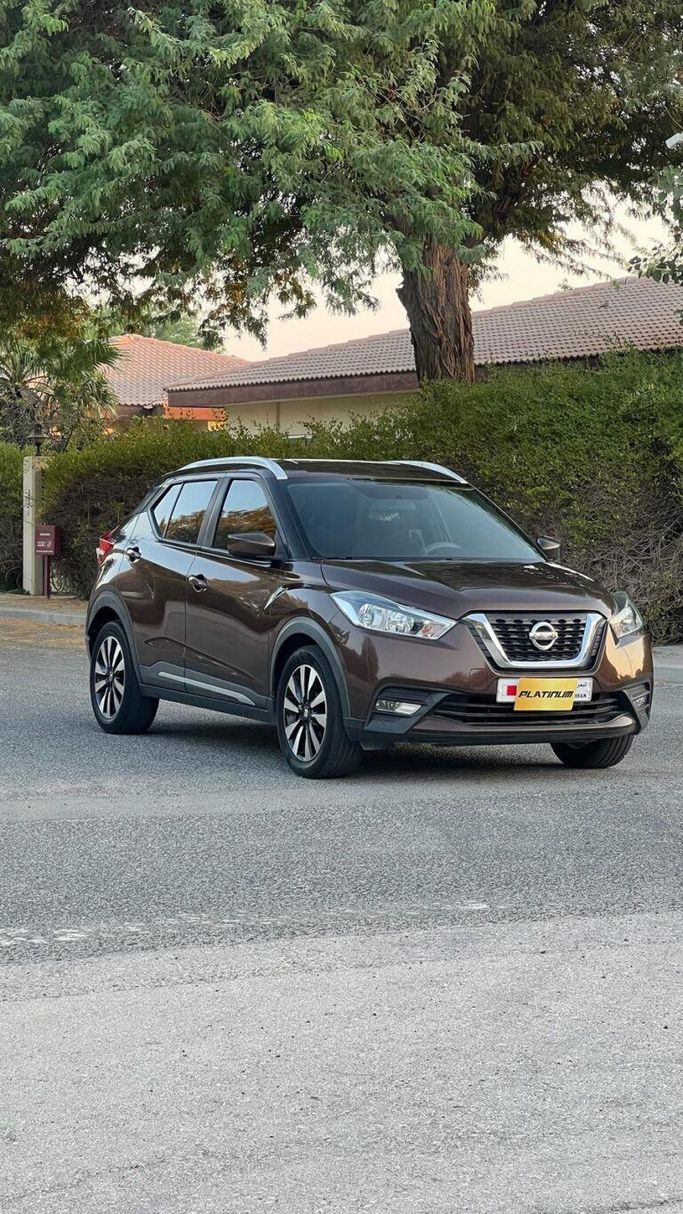 Used ⁦Nissan Kicks I (P15), 1.6 l, 2018⁩ in Bahrain, Ar Rifā‘ by Platinum Company Car, Brown color.  | AUTO.AE | Listing #287620