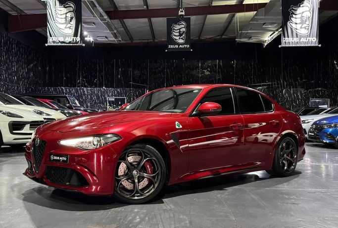 Used Alfa Romeo Giulia II (952) Facelift, 2.9 l, 2021 in UAE, Dubai by Zeus Motors, Red color. GCC Specs | AUTO.AE | Listing #279032