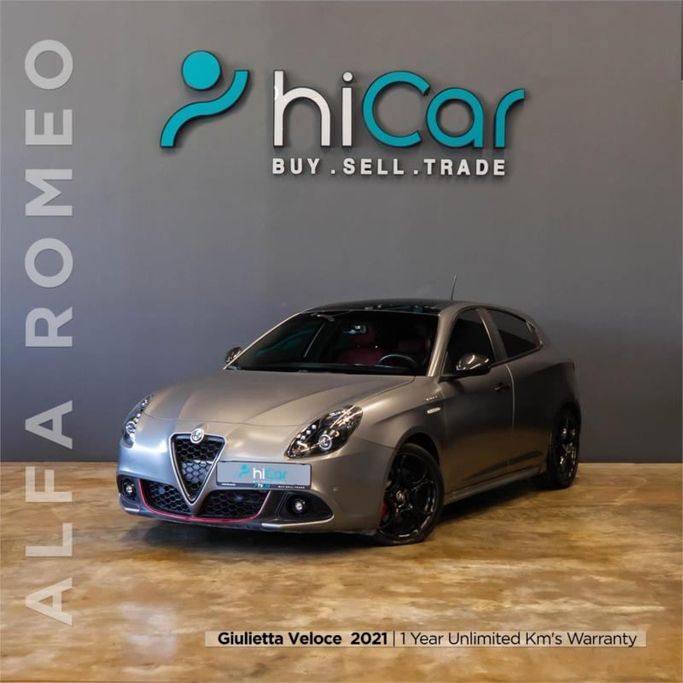 مستعملة Alfa Romeo Giulietta ثالثاً فيس ليفت, 1.7 l, 2021 في في دبي من Hi Car Approved Pre-Owned Cars Showroom، اللون رمادي. مواصفات الخليج | AUTO.AE | إعلان #264374