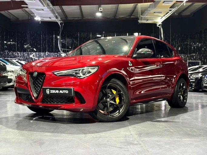 Used Alfa Romeo Stelvio I, 2.9 l, 2018 in Dubai by Zeus Motors, Red color. GCC Specs | AUTO.AE