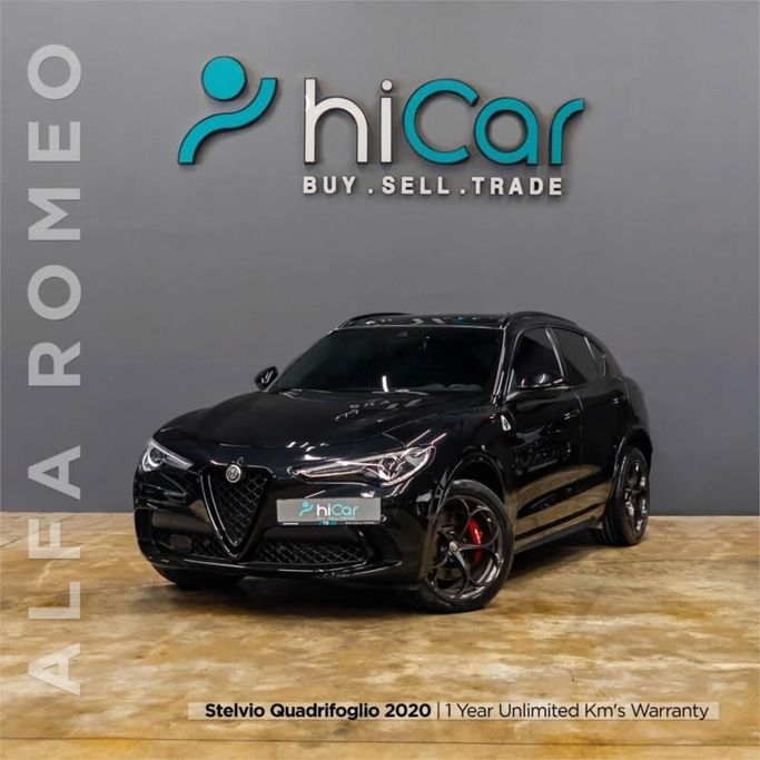 مستعملة Alfa Romeo Stelvio أنا فيس ليفت, 2.9 l, 2020 في في دبي من Hi Car Approved Pre-Owned Cars Showroom، اللون أسود. مواصفات الخليج | AUTO.AE | إعلان #264382