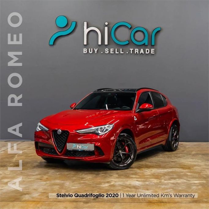 مستعملة Alfa Romeo Stelvio أنا فيس ليفت, 2.9 l, 2020 في في دبي من Hi Car Approved Pre-Owned Cars Showroom، اللون أحمر. مواصفات الخليج | AUTO.AE | إعلان #264383