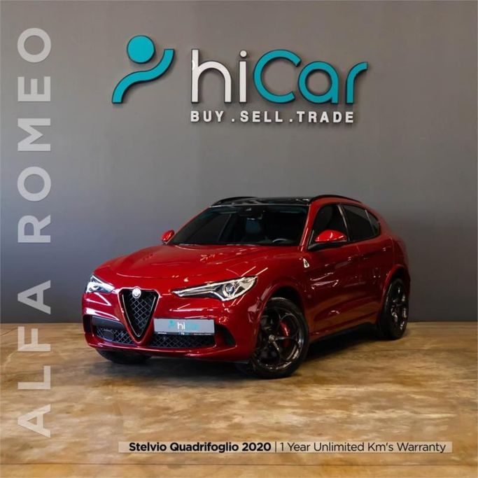 Подержанный Alfa Romeo Stelvio I Рестайлинг, 2.9 л, 2020 в Дубае от Hi Car Approved Pre-Owned Cars Showroom Красный цвет. GCC | AUTO.AE | Объявление #264386
