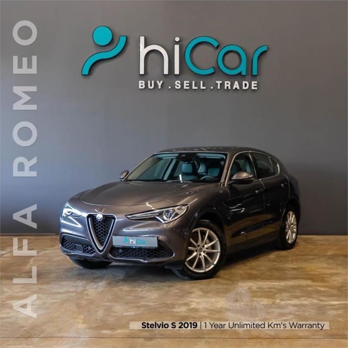 مستعملة Alfa Romeo Stelvio I, 2.0 l, 2019 في في دبي من Hi Car Approved Pre-Owned Cars Showroom، اللون رمادي. مواصفات الخليج | AUTO.AE | إعلان #264399