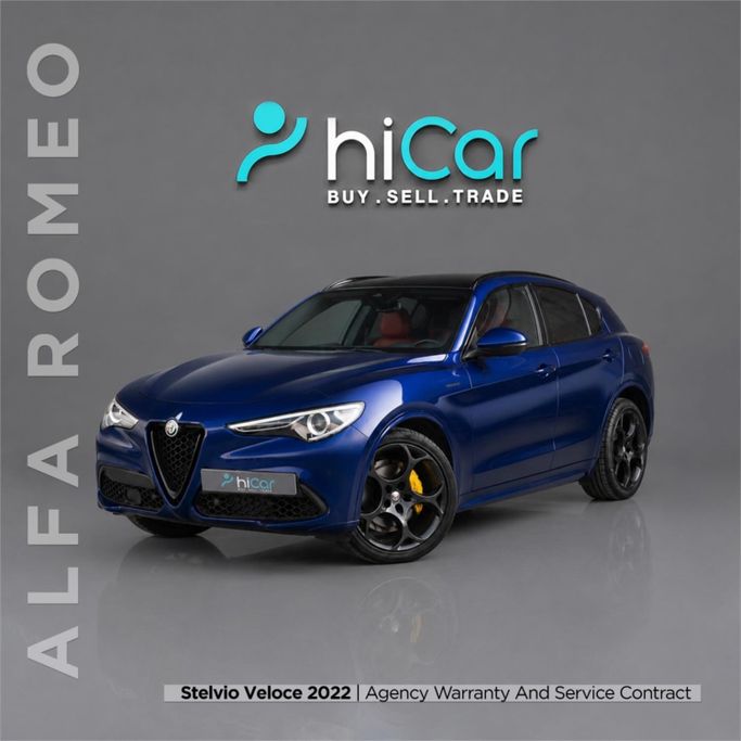 مستعملة Alfa Romeo Stelvio أنا فيس ليفت, 2.0 l, 2022 في في الإمارات, دبي من Hi Car Approved Pre-Owned Cars Showroom، اللون أزرق. أخرى | AUTO.AE | إعلان #278572