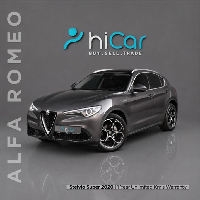 مستعملة Alfa Romeo Stelvio أنا فيس ليفت, 2.0 l, 2020 في في الإمارات, دبي من Hi Car Approved Pre-Owned Cars Showroom، اللون رمادي. أخرى | AUTO.AE | إعلان #278583