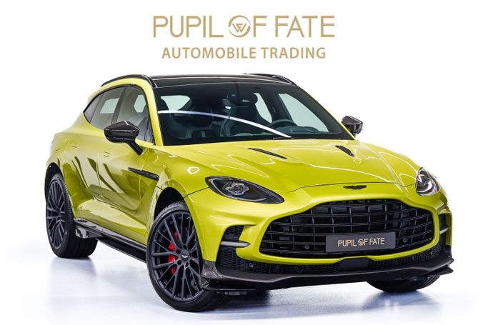 جديدة Aston Martin DBX DBX707 I, 4.0 l, 2023 في في دبي من PUPIL OF FATE MOTORS، اللون أصفر. مواصفات الخليج | AUTO.AE