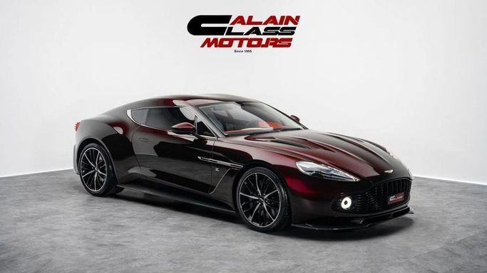 Used Aston Martin Vanquish Zagato II, 6 l, 2018 in Dubai by Al Ain Class Motors, Red color. GCC Specs | AUTO.AE