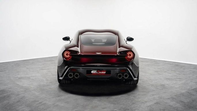 Used Aston Martin Vanquish Zagato II, 6 l, 2018 in Dubai by Al Ain Class Motors, Red color. GCC Specs | AUTO.AE