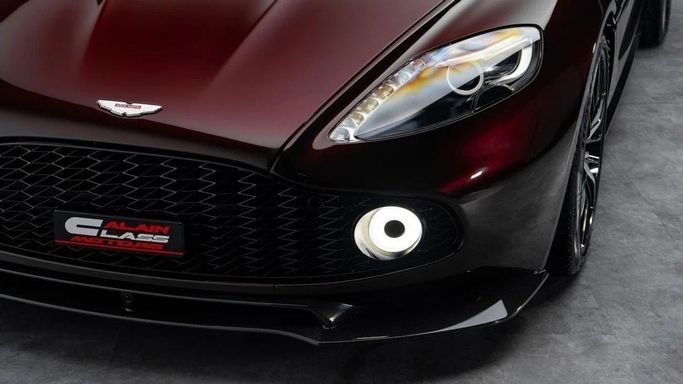 Used Aston Martin Vanquish Zagato II, 6 l, 2018 in Dubai by Al Ain Class Motors, Red color. GCC Specs | AUTO.AE