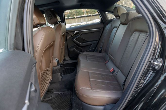 Audi A3 40 TFSI IV (8Y), 2023 economy sedan for rent in Dubai by Macan Luxury Motors, black color | AUTO.AE