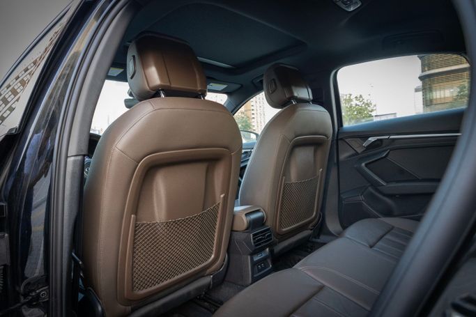 Audi A3 40 TFSI IV (8Y), 2023 economy sedan for rent in Dubai by Macan Luxury Motors, black color | AUTO.AE