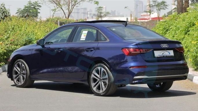 Новый Audi A3 35 TFSI IV (8Y) Рестайлинг, 1.5 л, 2025 в Дубае от Auto Max Group Голубой цвет. GCC | AUTO.AE