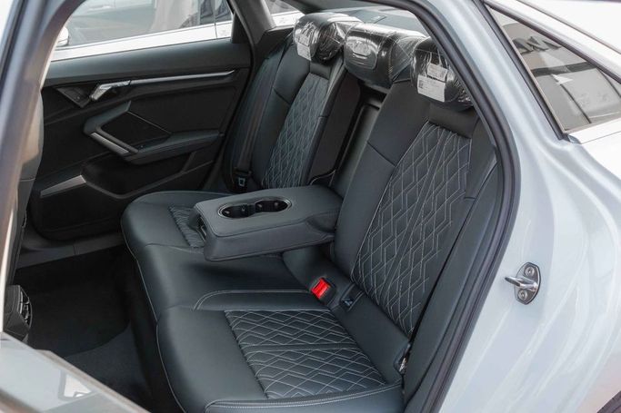 New Audi A3 35 TFSI IV (8Y) Facelift, 1.5 l, 2025 in Dubai by Albakheet Motors, White color. Chinese Specs | AUTO.AE