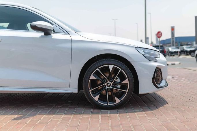 New Audi A3 35 TFSI IV (8Y) Facelift, 1.5 l, 2025 in Dubai by Albakheet Motors, White color. Chinese Specs | AUTO.AE