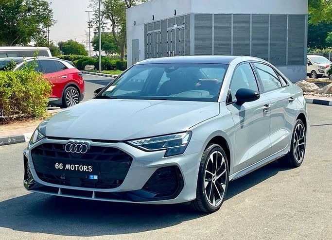 New Audi A3 A3L 35 TFSI IV (8Y) Facelift, 1.5 l, 2025 in Dubai by 66 Motors, Grey color. Chinese Specs | AUTO.AE