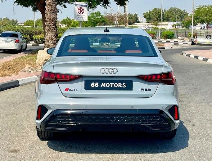 New Audi A3 A3L 35 TFSI IV (8Y) Facelift, 1.5 l, 2025 in Dubai by 66 Motors, Grey color. Chinese Specs | AUTO.AE