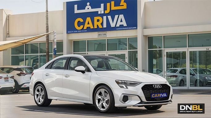Подержанный Audi A3 40 TFSI IV (8Y), 2.0 л, 2024 в Дубае от Cariva Used Cars  Белый цвет. GCC | AUTO.AE
