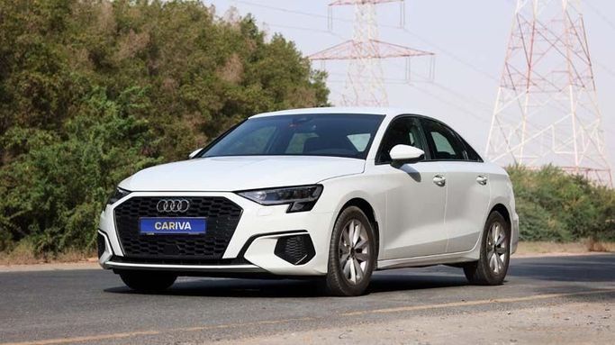 Подержанный Audi A3 35 TFSI IV (8Y), 1.5 л, 2023 в Дубае от Cariva Used Cars  Белый цвет. GCC | AUTO.AE