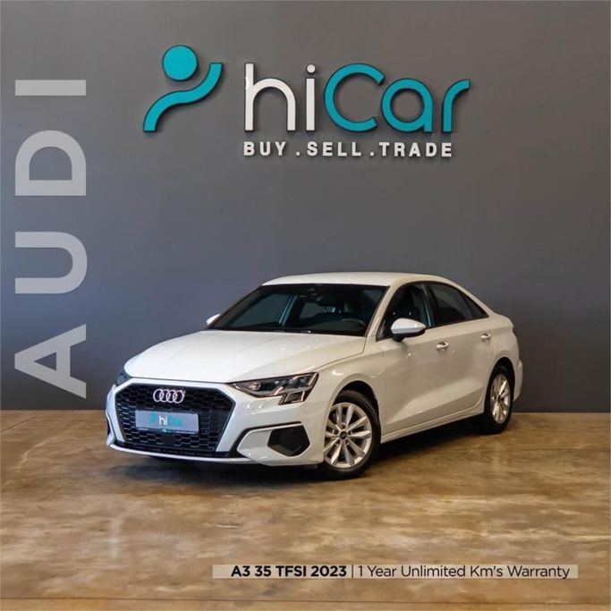 مستعملة Audi A3 35 TFSI IV (8Y), 1.5 l, 2023 في في دبي من Hi Car Approved Pre-Owned Cars Showroom، اللون أبيض. مواصفات الخليج | AUTO.AE | إعلان #264409