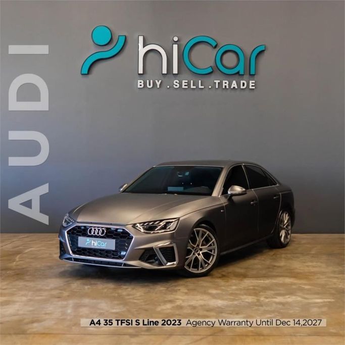 مستعملة Audi A4 35 TFSI فيس ليفت V (B9) V (B9), 2.0 l, 2023 في في دبي من Hi Car Approved Pre-Owned Cars Showroom، اللون رمادي. مواصفات الخليج | AUTO.AE | إعلان #264404
