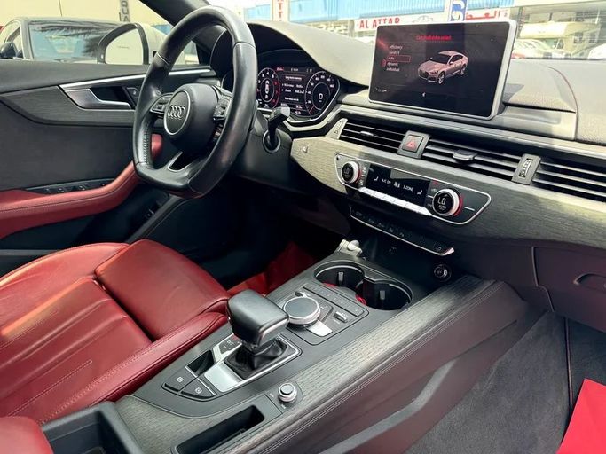 Used Audi A5 II (F5), 2.0 l, 2018 in Dubai by Nice Cars Motos, White color. GCC Specs | AUTO.AE