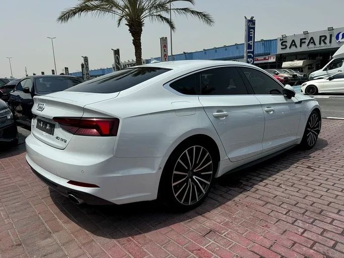 Used Audi A5 II (F5), 2.0 l, 2018 in Dubai by Nice Cars Motos, White color. GCC Specs | AUTO.AE