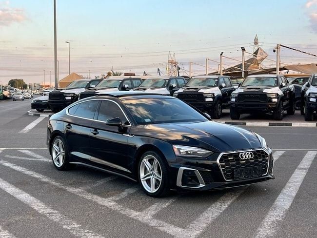 Подержанный Audi A5 40 TFSI II (F5) Рестайлинг, 2.0 л, 2021 в Дубае от SIKANDAR MOTORS Черный цвет. Американская | AUTO.AE