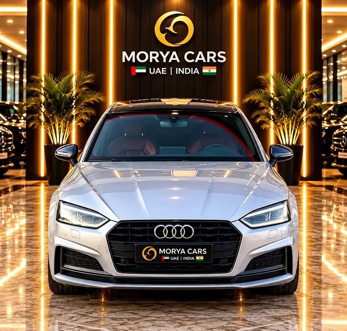 Used ⁦Audi A5 45 TFSI II (F5), 2.0 l, 2018⁩ in UAE, Dubai by Morya Jeswani Cars, Silver color. GCC Specs | AUTO.AE | Listing #288480