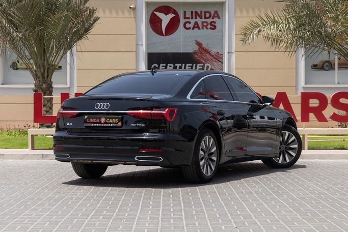 Used Audi A6 40 TFSI V (C8), 2.0 l, 2022 in Dubai by Linda Cars, Black color. GCC Specs | AUTO.AE
