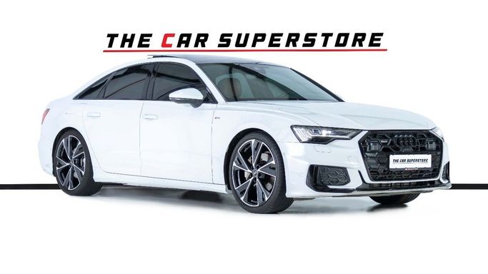 Подержанный Audi A6 45 TFSI Long V (C8) Рестайлинг, 2.0 л, 2024 в Дубае от The Car Superstore Белый цвет. GCC | AUTO.AE