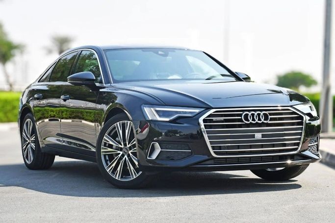New Audi A6 45 TFSI V (C8), 2.0 l, 2023 in Dubai by Atlantic Motors FZCO, Black color. European Specs | AUTO.AE