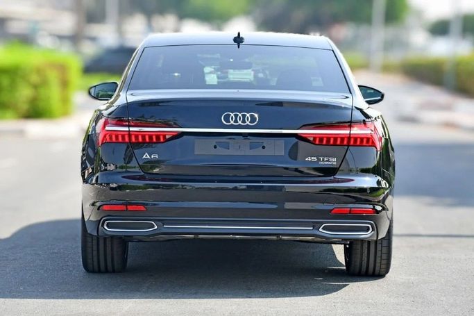 New Audi A6 45 TFSI V (C8), 2.0 l, 2023 in Dubai by Atlantic Motors FZCO, Black color. European Specs | AUTO.AE