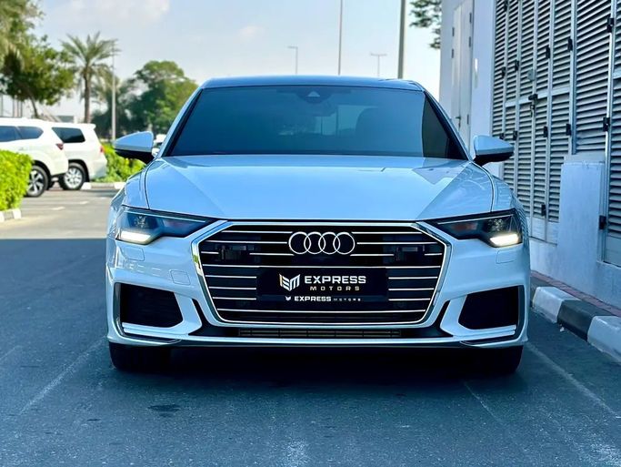 Used ⁦Audi A6 40 TDI V (C8), 2.0 l, 2022⁩ in UAE, Dubai by Express Motors, White color. Japanese Specs | AUTO.AE | Listing #286573