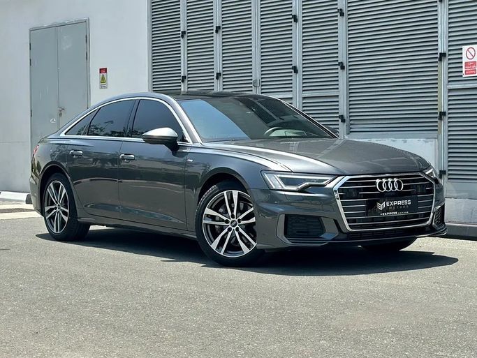 Used ⁦Audi A6 45 TFSI V (C8), 2.0 l, 2023⁩ in UAE, Dubai by Express Motors, Grey color. Korean Specs | AUTO.AE | Listing #286576