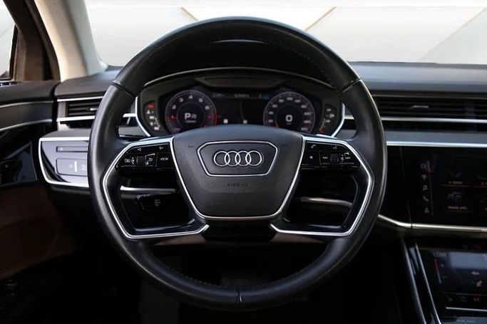 Used Audi A8 Long 55 TFSI IV (D5), 3.0 l, 2019 in Dubai by Mohammad Alkarak Motors, Maroon color. GCC Specs | AUTO.AE