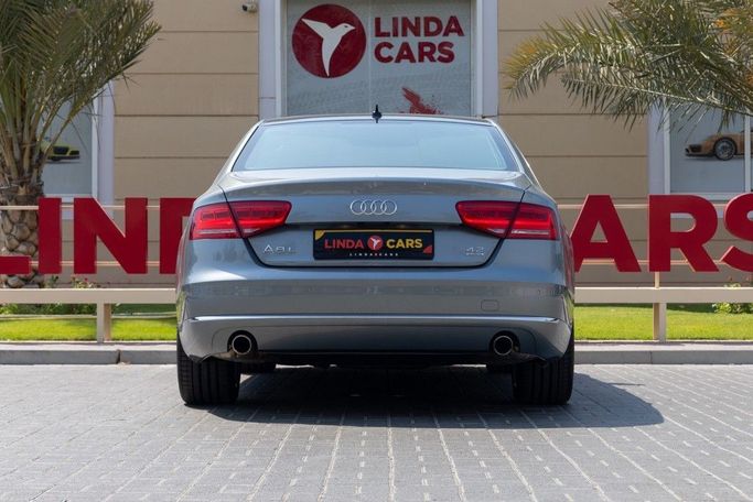 Used Audi A8 Long III (D4), 4.2 l, 2011 in Dubai by Linda Cars, Grey color. GCC Specs | AUTO.AE