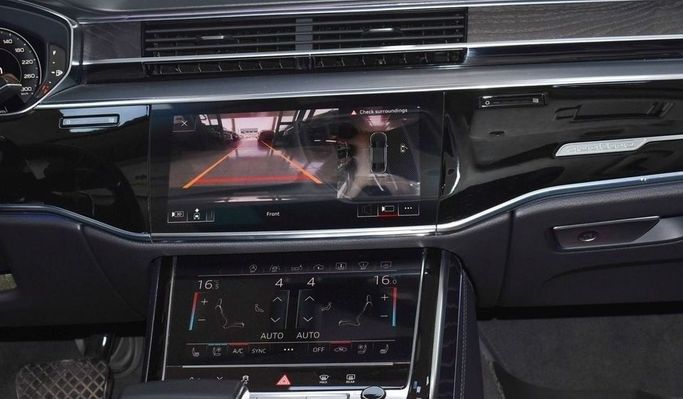 Used Audi A8 Long 55 TFSI IV (D5), 3.0 l, 2019 in Dubai by Quatro Motors, Blue color.  | AUTO.AE